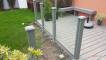 Glass panel patio fencing supplied and fitted.